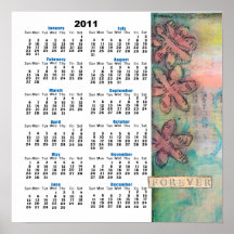Für immer 2011 Wandkalender-Plakat