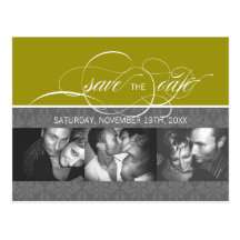 Für immer SAVE THE DATE Foto-Postkarte: Bambus