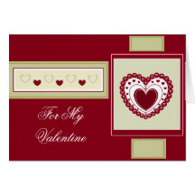FÜR MEINE VALENTINSGRUSS Karte