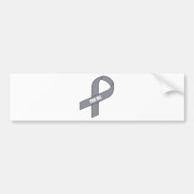 Für mich (graues/silbernes Bewusstseins-Band) Autosticker