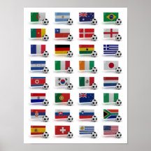 Fußball 2010 plakatdruck