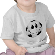 Fußball-Ball-Smiley Tshirt