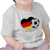 Fussball Deutschland Baby Shirt WM 2010 t-shirts