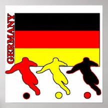 Fußball Deutschland Plakat