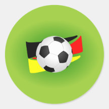 Fussball Deutschland soccer Germany Runder Aufkleber