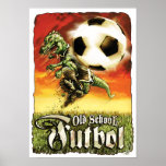 Fußball-Dinosaurier Futbol Plakatdrucke