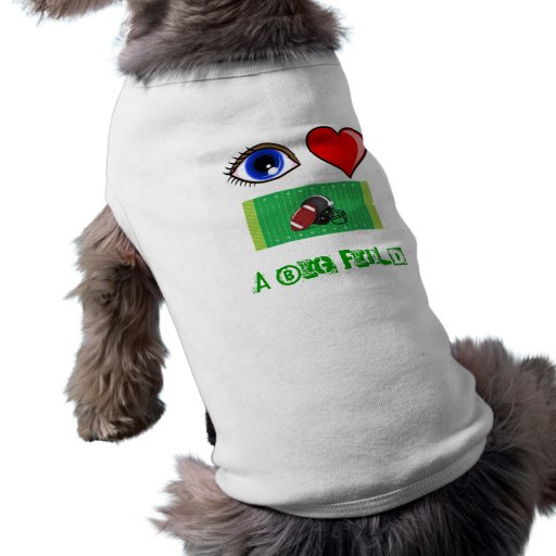 FUSSBALL-FAN - I-LIEBE-FUSSBALL U. EIN GROSSES FEL HUNDETSHIRT