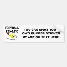 Fußball-fanatische T-Shirts und Geschenke Auto Sticker