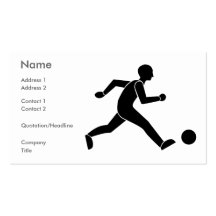 Fußball/Fußball Visitenkarten Vorlagen