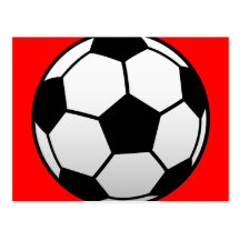 Fußball Futbol Produkte Postkarte