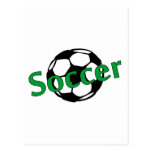 Fußball (Grün) Postkarte