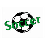 Fußball (Grün) Postkarten