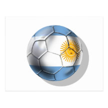 Fußball-Hemden Argentiniens Argentinien Postkarten