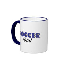 Fußball im Blau Kaffee Tassen