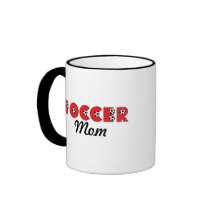 Fußball im Rot Kaffee Tassen