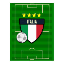Fußball Italiens Italien Postkarten