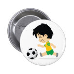 Fußball-Junge Anstecknadel