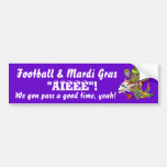 Fußball-Karneval-Voodoo Skelly Ansicht merkt Plse Auto Sticker
