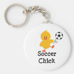 Fußball-Küken Keychain Schlüsselband