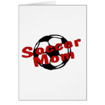Fußball-Mamma (rot) Karte