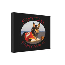 Fußball-Party-Tier Galerie Falt Leinwand