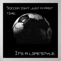 Fußball-Plakat