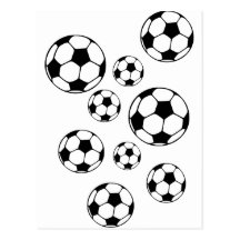 Fußball Postkarte