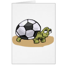 Fußball-Schildkröte Karten