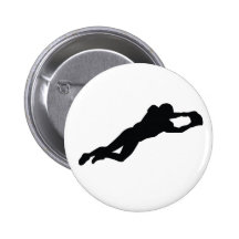 Fußball-Spieler Anstecknadelbutton