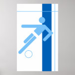 Fußball-Spieler-Plakat