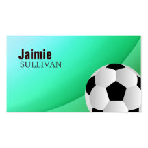 Fußball-Spieler-Visitenkarten