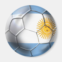 Fußball-Sportfans Argentiniens Argentinien Kühlschrankmagnete