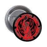 Fußball-Stammes- rotes Logo Buttons