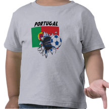 Fußball-Team Portugals Futbol Tshirt
