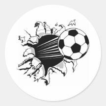 Fußball Tearout Sticker