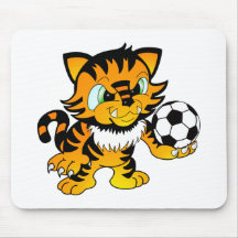 Fußball-Tiger Mauspad