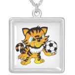 Fußball-Tiger Personalisierte Halskette
