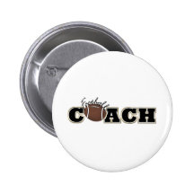 Fußball-Trainer Anstecknadelbutton
