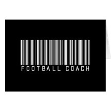 Fußball-Trainer-Bar-Code Karte