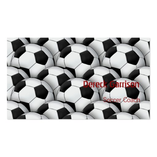 Fußball-Trainer-Visitenkarte