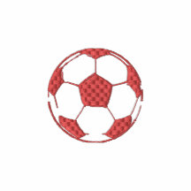Fußball USA stickte Fußballgeschenke Besticktes Polohemd