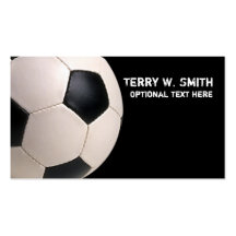 Fußball-Visitenkarte
