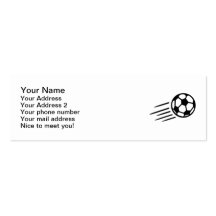 Fußball Visitenkartenvorlagen