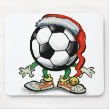 Fußball-Weihnachten Mauspad