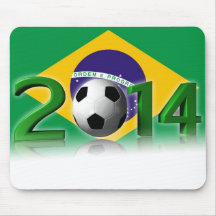 Fußball-Weltmeisterschaft 2014 Mauspads