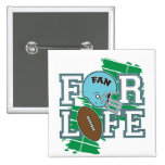Fußballfan hellblau anstecknadelbuttons