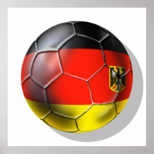 Fußballgeschenke 2010 Deutschland Fußball Plakatdrucke