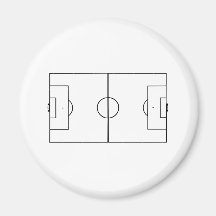 Fußballplatz Kühlschrankmagnete