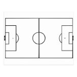 Fußballplatz Postkarten