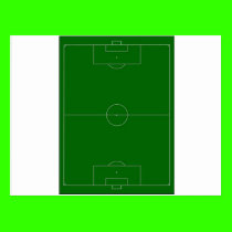 Fußballplatz postkarten